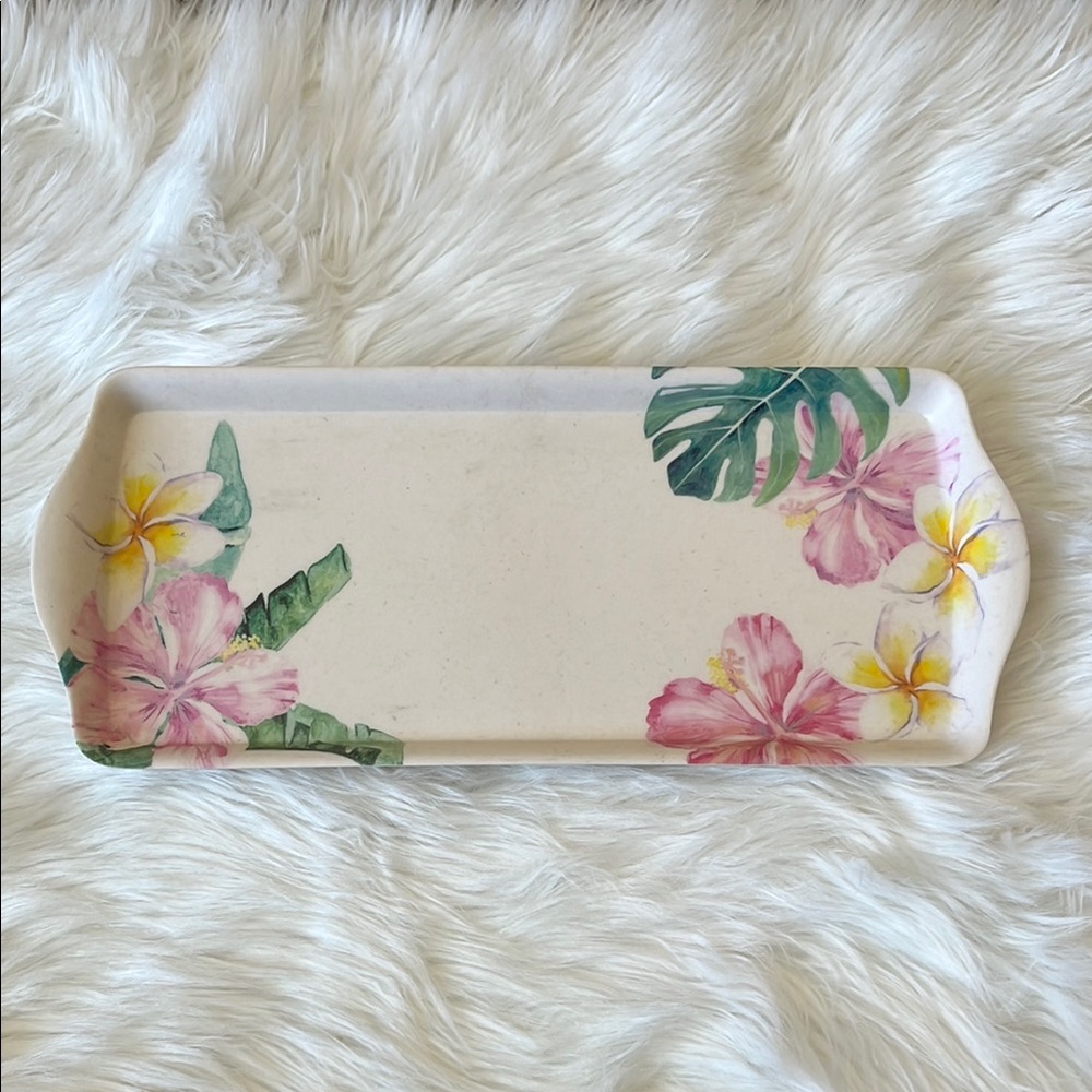 Tommy Bahama Floral Tray
